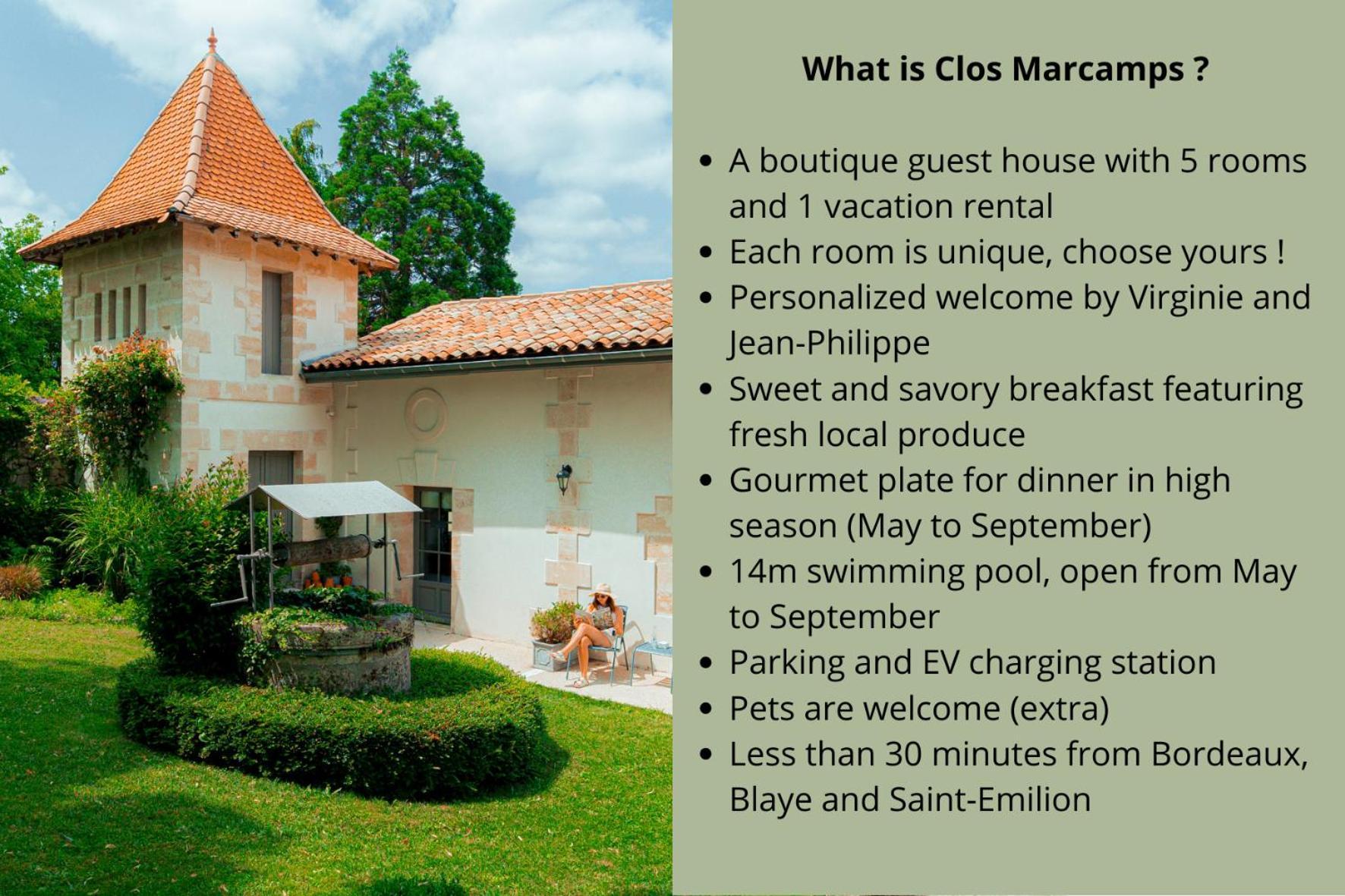 Clos Marcamps - Teritoria Prignac-et-Marcamps Exteriér fotografie